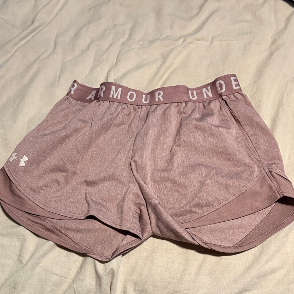 Under Armour Women's Mauve Athletic Shorts